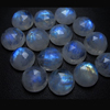 10mm - 10pcs - AA high Quality Rainbow Moonstone Super Sparkle Rose Cut Faceted Round -Each Pcs Full Flashy Gorgeous Fire